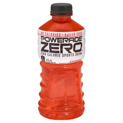 POWERADE Sports Drink Electrolyte Enhanced Zero Sugar Strawberry - 32 Fl. Oz.