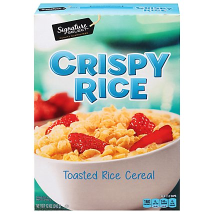 Signature SELECT Cereal Crispy Rice - 12 Oz - Image 2