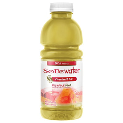 SoBe lifewater Hydration Beverage Nutrient Enhanced Fuji Apple Bear - 20 Fl. Oz.