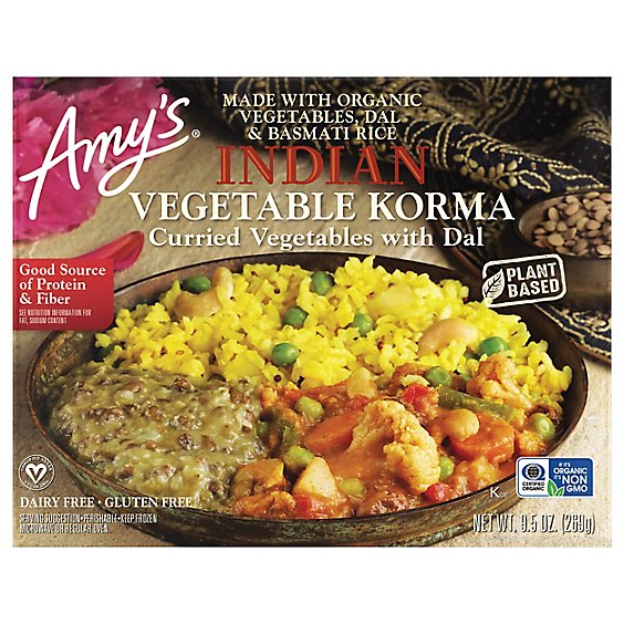 Amy's Indian Vegetable Korma - 9.5 Oz