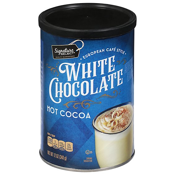 Signature SELECT Cocoa Hot White Chocolate European Cafe Style - 12 Oz