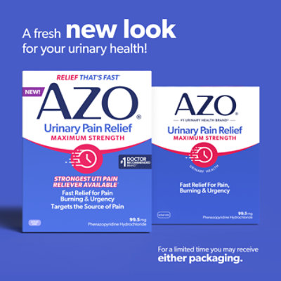 AZO Maximum Strength Burning & Urgency Urinary Pain Relief Tablet - 12 Count - Image 4