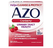 AZO Cranberry Supplement Urinary Tract Health Caplets - 50 Count