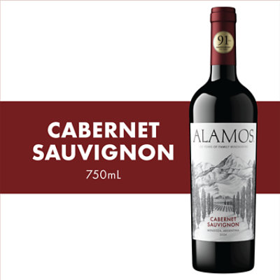 Alamos Argentinian Cabernet Sauvignon Red Wine - 750 Ml - Image 1