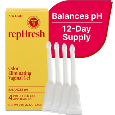 RepHresh Odor Eliminating Vaginal Gel - 4-0.07 Oz