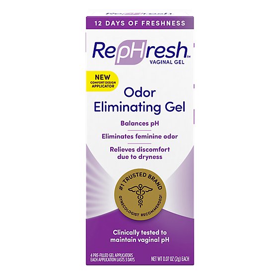 RepHresh Odor Eliminating Vaginal Gel - 4-0.07 Oz