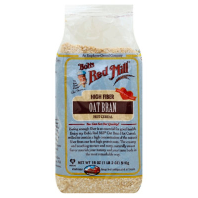 Bobs Red Mill Cereal Hot Oat Bran - 18 Oz - Image 1