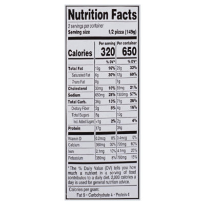 Roma Original 4 Cheese Pizza - 10.54 Oz - Image 4