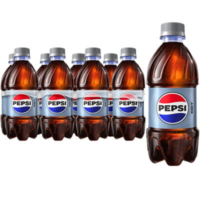 Diet Pepsi Soda Pop Cola - 8-12 Oz