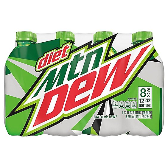 Mtn Dew Soda Diet - 8-12 Fl. Oz.