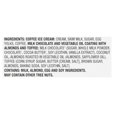 Haagen-Dazs Ice Cream Bars Coffee Almond Crunch Snack Size - 6-1.85 Oz - Image 4
