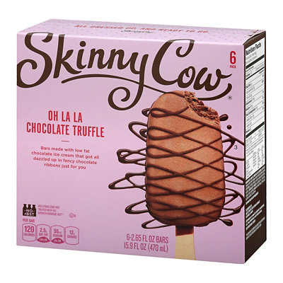 Skinny Cow Ice Cream Bars Low Fat Chocolate Truffle - 6-2.65 Fl. Oz. - Image 3