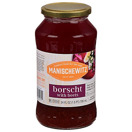 Manischewitz Borscht With Shredded Beets - 24 Fl. Oz. - Image 2