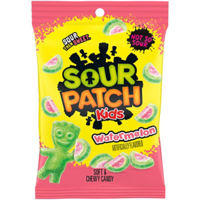 SOUR PATCH KIDS Watermelon Soft & Chewy Candy Bag - 8 Oz - Image 1