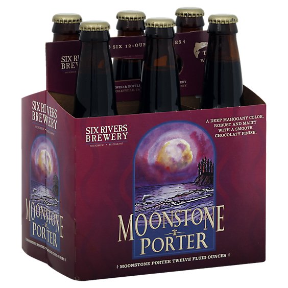 Six Rivers Brewery Moonstone Porter Bottle - 6-12 Fl. Oz.