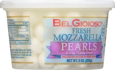 BelGioioso Fresh Mozzarella Cheese Pearls Cup - 8 Oz - Image 6