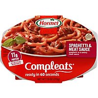 Hormel Compleats Microwave Meals Comfort Classics Spaghetti & Meat Sauce - 7.5 Oz - Image 2