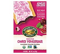 Natures Path Organic Toaster Pastries Frosted Cherry Pomegranate - 11 Oz