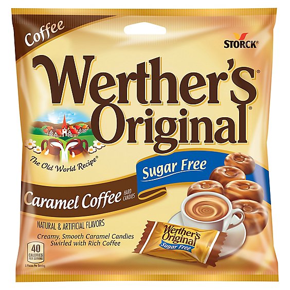 Werthers Original Candy Hard Sugar Free Caramel Coffee - 2.75 Oz