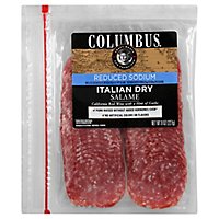 Columbus Salame Italian Dry Reduced Sodium - 8 Oz - Image 1