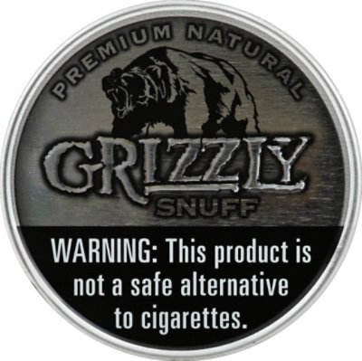 Grizzly Snuff Fine Cut - 1.2 Oz - Image 2