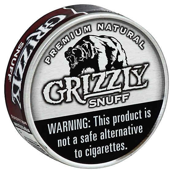 Grizzly Snuff Fine Cut - 1.2 Oz
