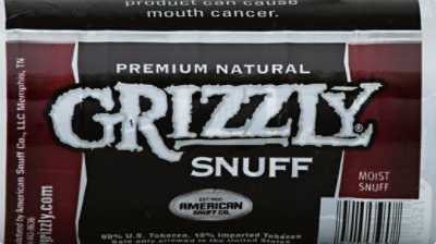 Grizzly Fine Cut Snuff - Case - Image 2