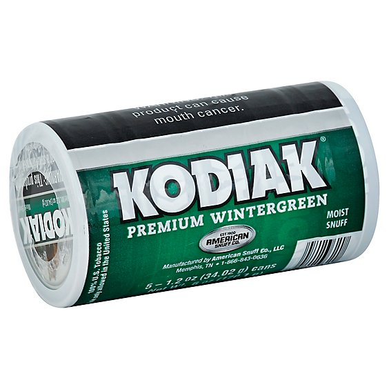 Kodiak Wintergreen Snuff - Case
