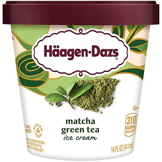 Haagen-Dazs Ice Cream Green Tea - 14 Fl. Oz.