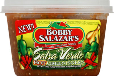 Bobby Salazars Salsa Verde Hot - 15 Oz - Image 2