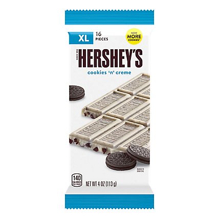 HERSHEYS Candy Bar Cookies N Creme - 4 Oz