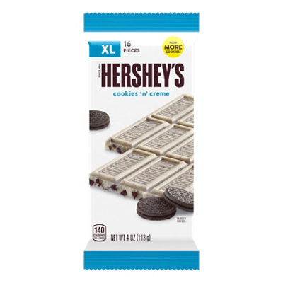 Hersheys Cookies N Creme Xl Candy Bar 16 Count - 4 Oz - Image 1