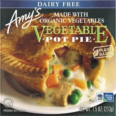 Amys Pot Pie Vegetable Non-Dairy - 7.5 Oz - Image 2