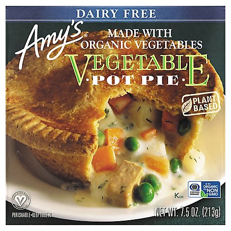 Amys Pot Pie Vegetable Non-Dairy - 7.5 Oz