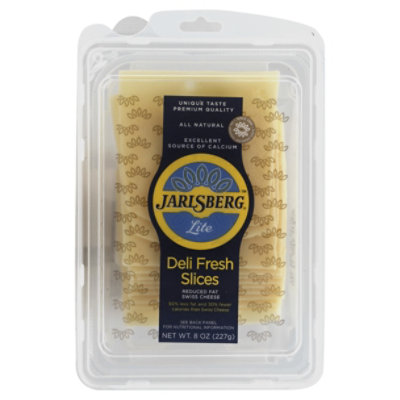 Jarlsberg Cheese Light Vacuum Pack 8 Oz Haggen