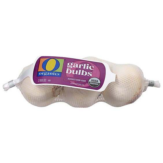 O Organics Organic Garlic Fresh Bulbs - 3 Count