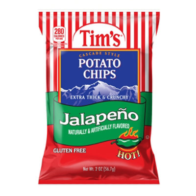 Tims Potato Chips Jalapeno - 2 Oz - Image 1