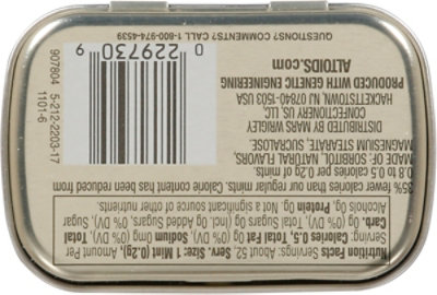 Altoids Smalls Peppermint Sugarfree Mints Single Pack 0.37 Oz - Image 6