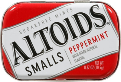 Altoids Smalls Peppermint Sugarfree Mints Single Pack 0.37 Oz - Image 2