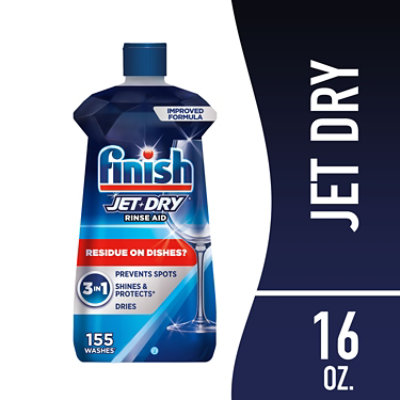 Finish Jet Dry Rinse Aid Dishwasher - 16 Oz