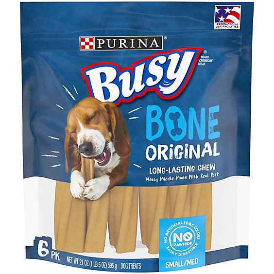 Purina Busy Dog Treats Bone 6 Count - 21 Oz