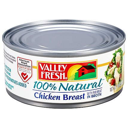 Valley Fresh Chicken Breast 100% Natural with Rib Meat in Broth - 10 Oz - Image 3