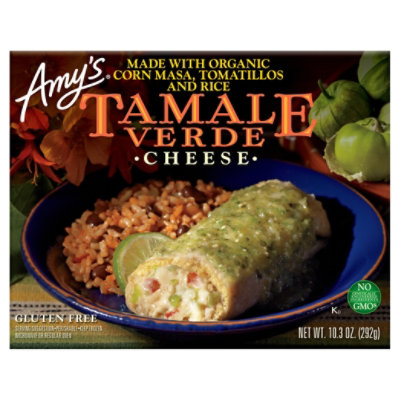 Amys Tamale Verde Cheese - 10.3 Oz