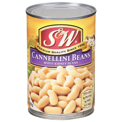 S&W Beans Kidney White Cannellini - 15.5 Oz - Image 3