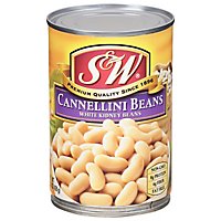 S&W Beans Kidney White Cannellini - 15.5 Oz - Image 1