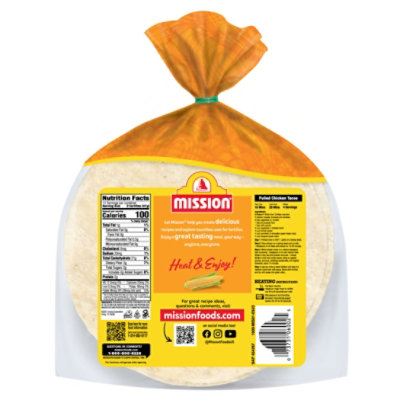 Mission Tortillas Corn White Super Soft Bag 30 Count - 25 Oz - Image 2