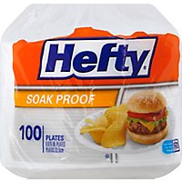 Hefty Everyday Plates Soak Proof 8.875 Inch Bag - 100 Count - Image 2