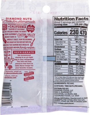 Diamond of California Pecans Chopped - 2.25 Oz - Image 5