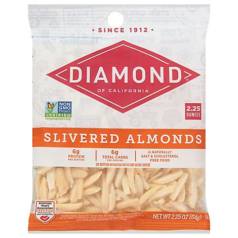 Diamond of California Almonds Slivered - 2.25 Oz