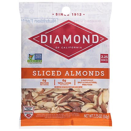 Diamond of California Almonds Sliced - 2.25 Oz - Image 3